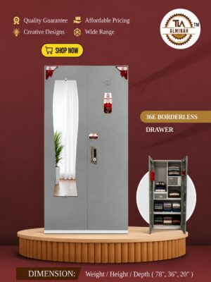 36E Drawer TLA Almirah (Border Less)