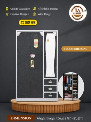 3 Door Dressing TLA Almirah